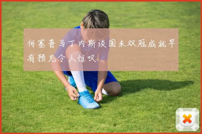 何塞普马丁内斯谈国米双冠成就早有预见令人惊叹